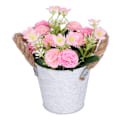 Miniatyrbild 2 av 8: Konstgjord hortensia blomsterarrangemang prydnader konstgjorda blommor