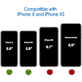 Miniatyrbild 2 av 2: Slimmat TPU Skal för iPhone X / XS - Matt Svart Design