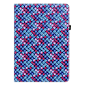 Miniatyrbild 2 av 6: iPad 10.2 2019/2020/2021 Fodral Vävd Textur Blå/Rosa