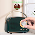 Miniatyrbild 4 av 6: Retro Bluetooth-högtalare, trådlös vintage-högtalare, utomhus