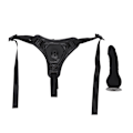 Miniatyrbild 1 av 8: Vuxenleksak för oförglömliga stunder, mjukt nylon veganskt läder justerbar strap-on sele med metall O-ringar för säker fastsättning, vibrerande