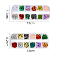 Miniatyrbild 2 av 5: Colored Sequins Nails Art, Glitters Thin Paillette Flakes