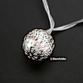 Miniatyrbild 4 av 8: 1,2 m 10 LED-boll ljusslinga för sovrum gräsmatta landskap