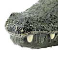 Miniatyrbild 3 av 5: Hög Simulation Alligatorhuvud Fjärrkontrollbåt, Realistiskt Krokodilhuvud Slitstarka Material för Gårdsskydd och Trädgårdsdammsdekoration