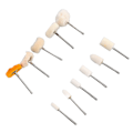 Miniatyrbild 4 av 8: 50 st Polerhuvud 3mm Spindel Buffing Hjul Mini Borste Tillbehör Set Kit för DIY