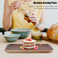 Miniatyrbild 8 av 8: Elegant Sushi-bricka Snacks Sallader Desserter Trä Serveringsfat