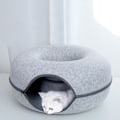 Miniatyrbild 3 av 5: Stor kattunnel säng katt lektunnel säng katt tunnel säng hållbar R