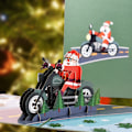 Miniatyrbild 4 av 6: Handmade Merry Christmas Pop Up Card, Handmade 3D Popup
