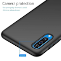 Miniatyrbild 2 av 5: Samsung A50 Ultratunt Mattsvart Skal Basic V2 Svart