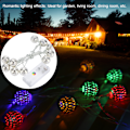 Miniatyrbild 2 av 8: 1,2 m 10 LED-boll ljusslinga för sovrum gräsmatta landskap