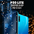Miniatyrbild 4 av 5: Huawei P30 Lite - Härdat glas 9H – 3D Super kvalitet