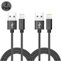 Miniatyrbild 1 av 4: Lightning USB Kabel för iPhone och iPad - 2 meter, Svart