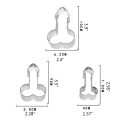 Miniatyrbild 2 av 8: 6 st   Mould Funny Rostfritt Stål  Kexform för DIY