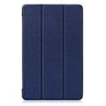 Miniatyrbild 2 av 5: Samsung Galaxy Tab A 10.1 2019 - Tri-Fold Fodral - Mörk Blå DarkBlue Mörk Blå