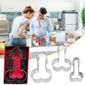 Miniatyrbild 5 av 8: 6 st   Mould Funny Rostfritt Stål  Kexform för DIY