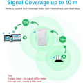 Miniatyrbild 5 av 5: WiFi Booster Amplifier 2024, 2024 Uppdaterad WiFi Amplifier European plug