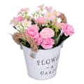 Miniatyrbild 1 av 8: Konstgjord hortensia blomsterarrangemang prydnader konstgjorda blommor