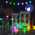Miniatyrbild 5 av 7: LED String Lights - 16 Color Changing 50 LED Globe Balls Indoor