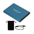 Miniatyrbild 2 av 8: Extern SSD Tålig Slitstark USB3.1 Överföring Kompakt Portabel Bekväm Praktisk Enhet för Win10 för IOS Blå 4TB