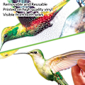 Miniatyrbild 8 av 8: 6PCS Anti Collision Fönsterdekaler Fönsterdekaler Kolibri Fönster