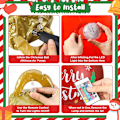 Miniatyrbild 3 av 5: Inflatable Christmas decoration ball,LED remote control light