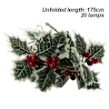 Miniatyrbild 2 av 5: LED Battery Powered String Lights , Winter Holiday, New Year