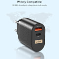 Miniatyrbild 6 av 8: Nästa generations snabbladdare, Power Delivery 30W väggadapter, överlägsna säkerhetsstandarder, infällbart kabelsystem för enkel användning, spänningsdisplay