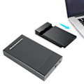 Miniatyrbild 1 av 8: USB3.0 till SATA HDD-kabinett för 3,5-tums 2,5-tums SATA SSD HDD med 12V UASP-strömadapter Stöder upp till 10TB 6Gbps HDD-kabinett EU-kontakt