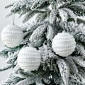 Miniatyrbild 3 av 5: 4-Pcs Set Glitter Christmas Tree Decor, 8mm Sequin Balls for