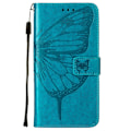 Miniatyrbild 2 av 6: Xiaomi Redmi 9A / 9AT Fodral Butterfly Blå