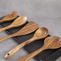 Miniatyrbild 6 av 7: Träskedar för matlagning, Non-stick köksredskapsset, Trä