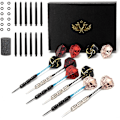Miniatyrbild 5 av 8: Grams Metallspets Dart Set, Darts Metallspets Set, Metallpilar för