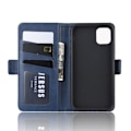 Miniatyrbild 3 av 5: iPhone 11 - Plånboksfodral PU-Läder - Mörk Blå DarkBlue Mörk Blå