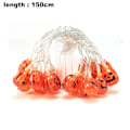 Miniatyrbild 2 av 5: 3D Pumpkin LED String Lights, Pumpkin Lights Battery Operated,