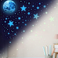 Miniatyrbild 6 av 6: Glow in the Dark Stars för tak, 440 st takstjärnor lyser