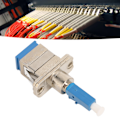 Miniatyrbild 1 av 8: Fiberoptisk adapter för optiska mätenheter, låg dämpningskoppling med keramisk hylsa för förbättrad optisk signalöverföring