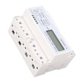 Miniatyrbild 5 av 8: 3-fas 4-ledare Energimätare 7-siffrig LCD-display Spänningseffektström Voltmeter Amperemeter Monitor 3x220V 380V