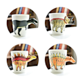 Miniatyrbild 6 av 8: 400 ml dinosaurieformad mugg söt djurkeramikmugg kontorsmugg