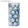 Miniatyrbild 2 av 5: 60mmDelicate Color Theme & Glittering Christmas Tree Pendants