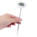 Miniatyrbild 6 av 8: LCD-mattermometer för mat, sond, kök, matlagning, grill, mjölktemperatur