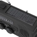 Miniatyrbild 3 av 8: Soldriven AM/FM/WB Radio Handvev Multifunktionell LED-ficklampa SOS-larm JP-frekvens