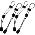 Miniatyrbild 5 av 5: 4 st Fästelement Spänne Snöre Lanyard Elastisk Sladd Med Lanyard