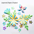 Miniatyrbild 5 av 8: Färgat Origami-papper Handgjort Vikpapper Kvadratpapper för