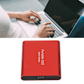 Miniatyrbild 7 av 8: Extern SSD Tålig Slitstark USB3.1 Överföring Kompakt Portabel Bekväm Praktisk Enhet för Win10 för IOS Röd 4TB