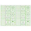 Miniatyrbild 1 av 5: 2 Sets Multi-color Static Snowflake Window Glass Stickers