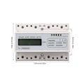 Miniatyrbild 6 av 8: 3-fas 4-ledare Energimätare 7-siffrig LCD-display Spänningseffektström Voltmeter Amperemeter Monitor 3x220V 380V