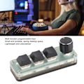 Miniatyrbild 7 av 8: Kompakt Makro Gaming Keypad, Programmerbart Gamingtangentbord Med Innovativ Rattfunktion Och Justerbar Höjd, Perfekt För Gamingredigering