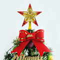 Miniatyrbild 3 av 8: Julgransstjärna Topper Glittrande Julgransstjärna