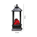 Miniatyrbild 2 av 5: Christmas wind lamp simulation black charcoal fire lamp