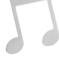 Miniatyrbild 3 av 8: Notklämma i metall med notmönster, delikat notboksklämma sidhållare för piano gitarr silver